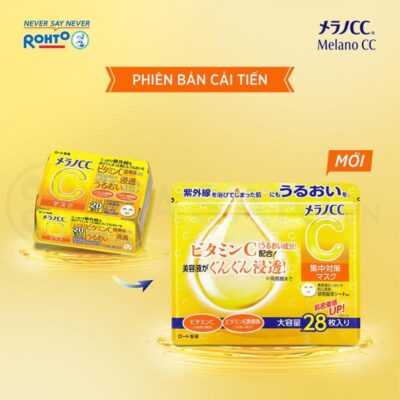 Mặt nạ làm trắng da CC Melano Mặt nạ làm trắng da CC Melano